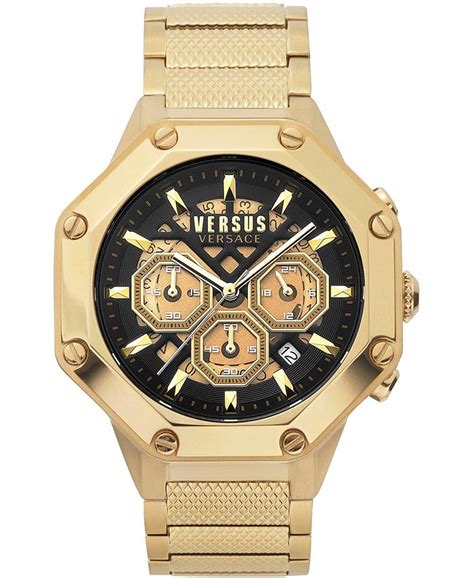 mens versus versace watches vaspoy0218|Versace chronograph watch.